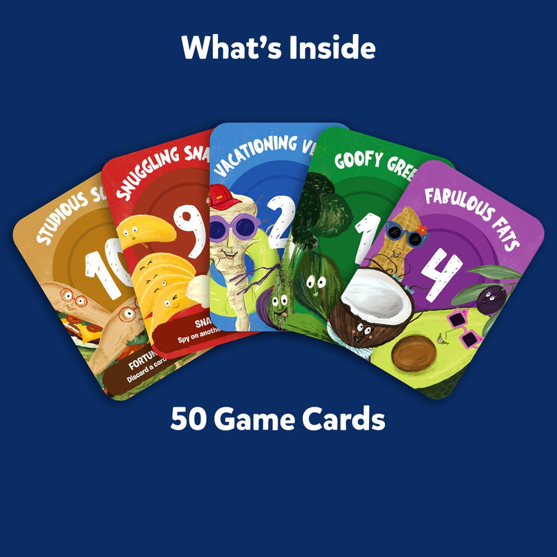 Skillmatics Card Game-What's For Dinner, Fun Strategy & Memory Game, Family Friendly Games For Ages 7 And Up, Kid