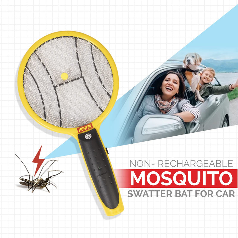 Hunter Mini Battery Operated Electronic Mosquito/Insect/Fly Swatter Bat for Car| Mosquito Zapper Racket