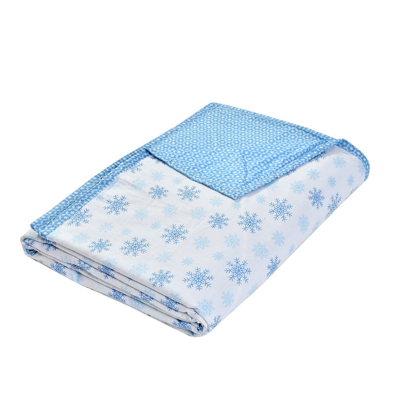 Florida Blue Colour AC Blanket Single Dohar (146 X 220 cm)