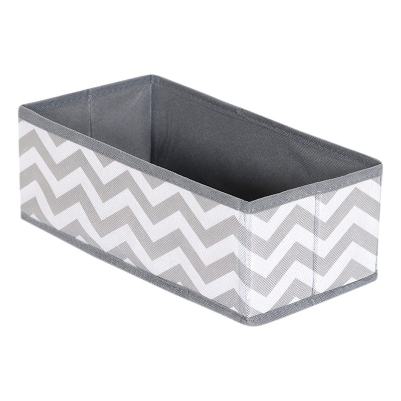 House of Quirk 3 Piece Non-Woven Closet Storage Box, Grey