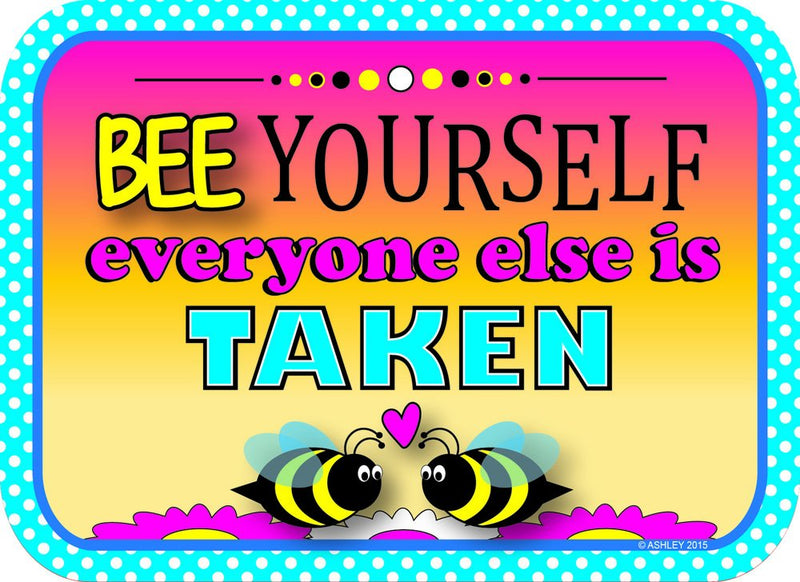 ASHLEY PRODUCTIONS Bee Yourself Rectangle Magnet