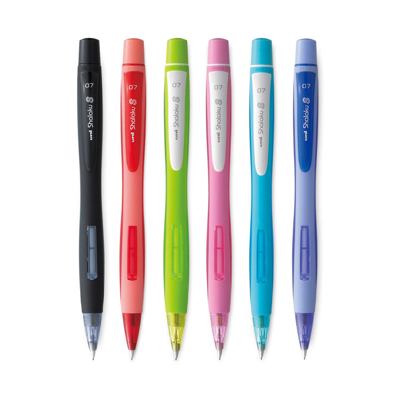 Uni-ball Shalaku M7-228 0.7Mm Mechanical Pencil | 5 Body Shades | Pack Of 5 -Body Color May Vary