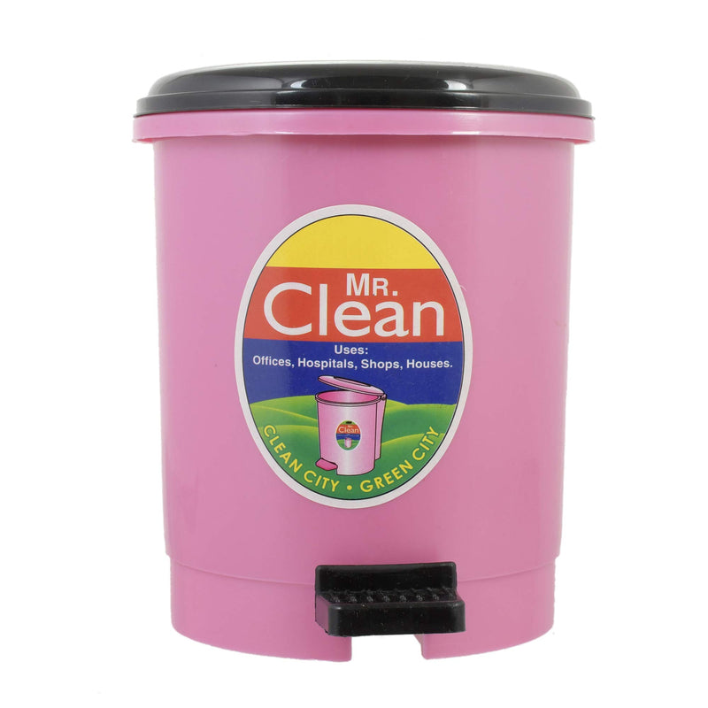 Kuber Industries 2 Pieces Table Top Desk Garbage Dustbin Trash for Office Home Work Place,2 LTR(Pink & Blue)