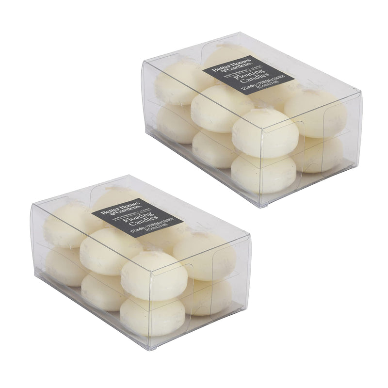 AURA Floating Nuggets Candle - Pack of 24 Ivory