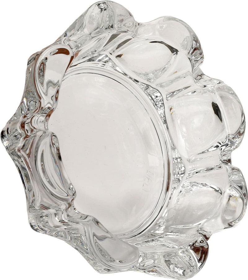 Cool Glass Ash Tray: Sleek Design for Ashes with Style 10.5 x 10.5 x 3.5 CM