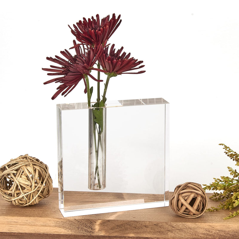 Badash - The Crystal Block Bud Vase 5x5 by Badash