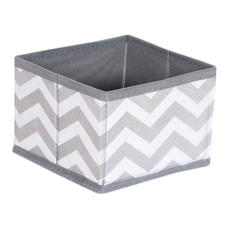 House of Quirk 3 Piece Non-Woven Closet Storage Box, Grey