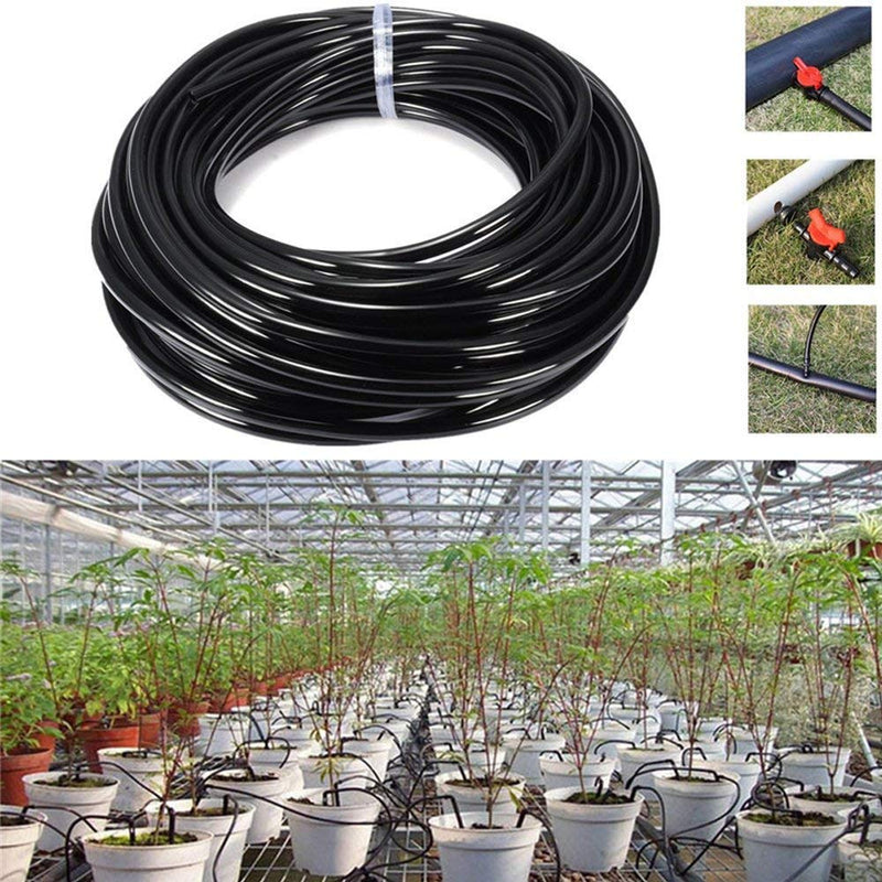 DIY Crafts Drip Irrigation Irrigation 8/11mm Hose 3/8 Inch Drip Garden Hose Watering and Irrigation Agriculture Pipe for Your Gardening Filers DIY Works (2 Mtr Meter, Black)