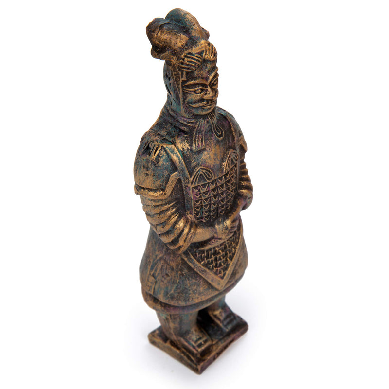 Truu Design, Antique Bronze, CTG Ancient Traditional Terracotta Warrior Figurine Set, 6.5 x 6.5 inches, 12 Pieces