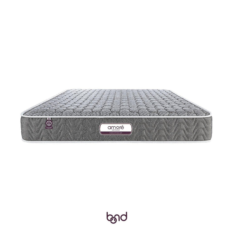 Amore Bond Dual Comfort 5.5 inch High Resilience & Rebonded Foam Orthopedic King Size Mattress 78x72x5.5.