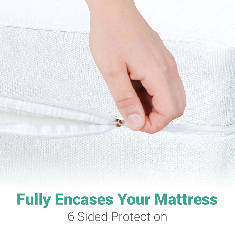 Ultimate Bed Bug Blocker Zippered Mattress Protector (Full) by Crystal