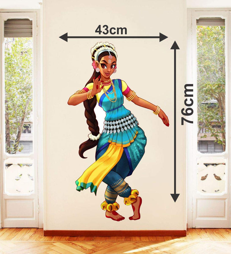 VCREATE DECOR Dance Design Wall Sticker & Dceal (PVC Vinyl,Size-58 CM X 45 CM)