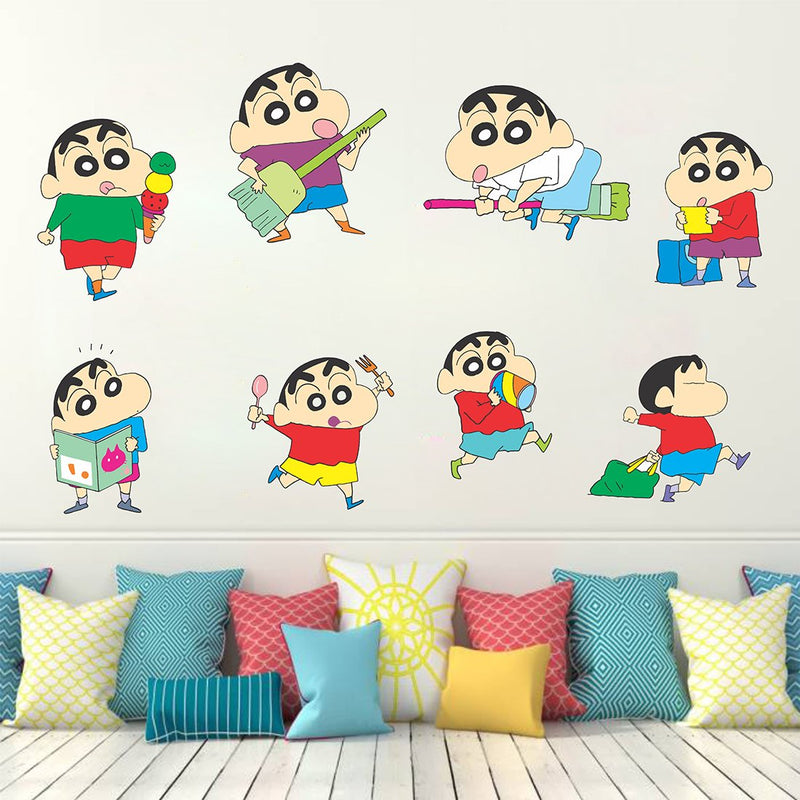 Wallstick Shin Chan wallsticker (Vinyl 80 cm x 50 cm)