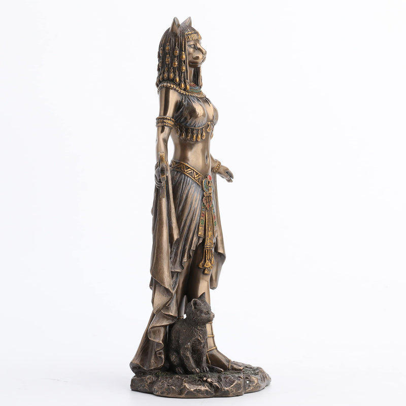 Veronese Design Bastet Egyptian Goddess of Protection Statue Sculpture 10" Tall