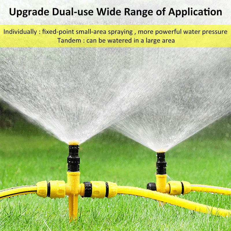 Optifit® Garden Sprinker for Garden Agriculture Watering, 360° Rotating Irrigation Sprinkler Adjustable Irrigation Angle Sprinkler, Gardening Watering Systems for Outdoor Garden Yard Lawns