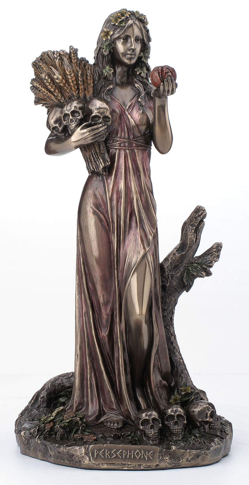 Veronese Design 10.25 Inch Persephone Greek Goddess of Vegetation and The Underworld Antique Bronze Finish Statue