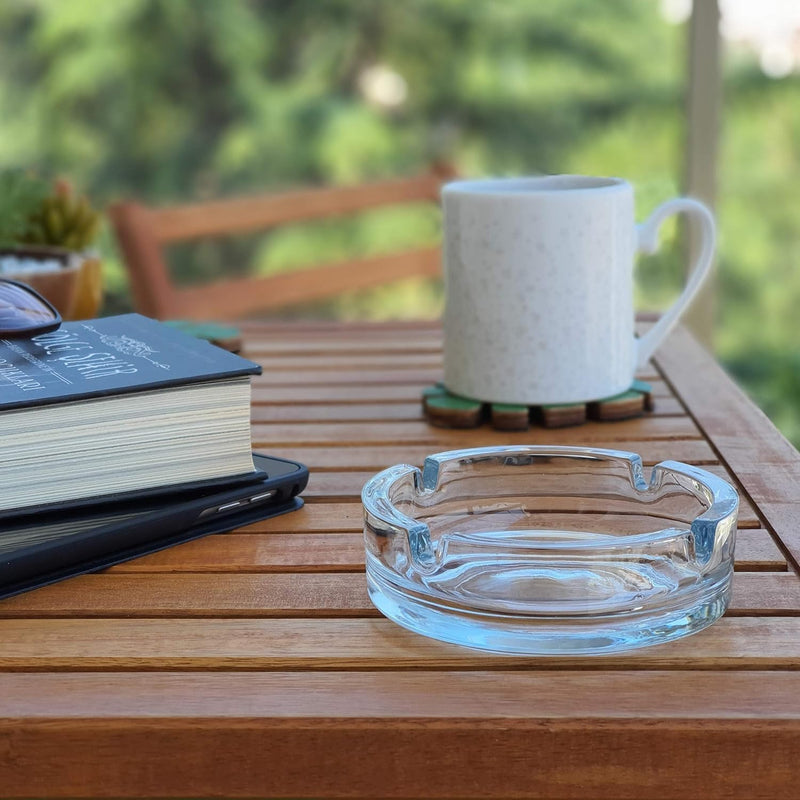 Zakudi Crystal Quality Glass Ash Tray