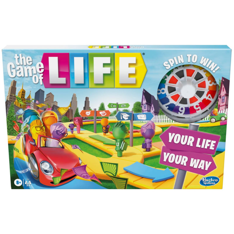 Hasbro Gaming - The Game of Life Board Game, Fun Board Game for Families and Kids, Classic Board Game for Boys & Girls Ages 8 and Up, Game for 2-8 Players