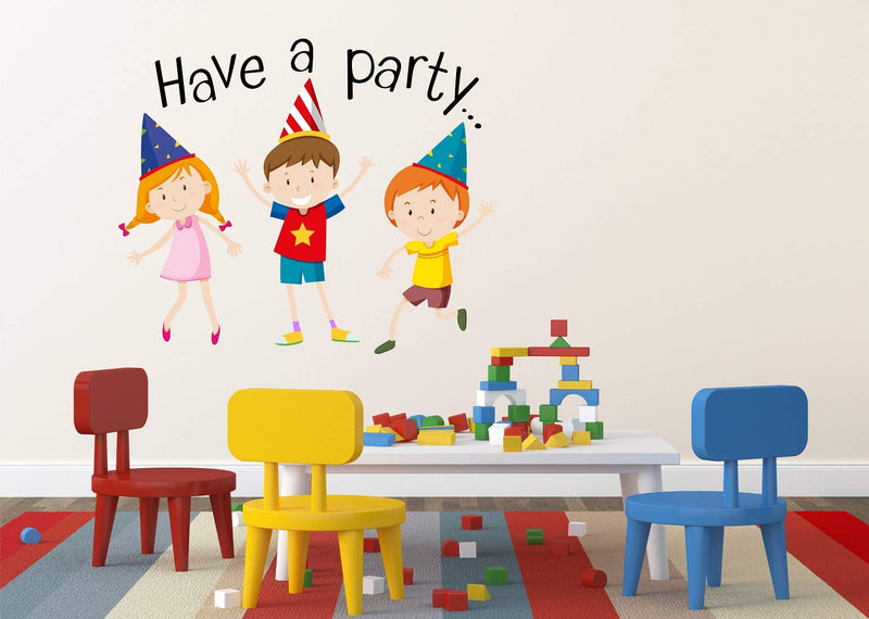 Tuffuk Birthday Celebration Large Vinyl Wallstickers for Home Decorations(70 cm x 60 cm)5TZ133