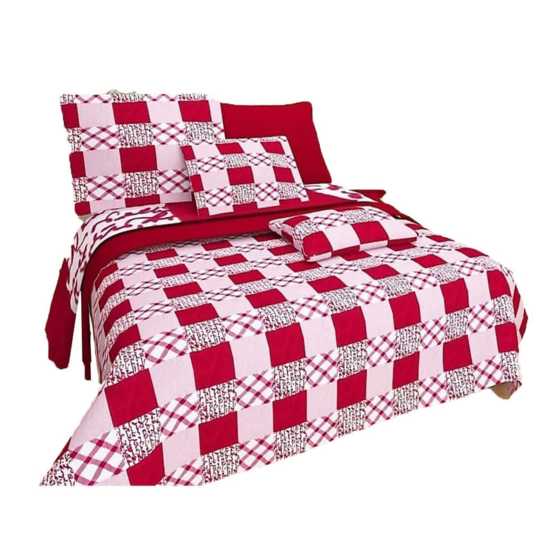 RN HOME FURNISHING Polyester & Polyester Blend 160 TC Bedsheet (Multicolour_Standard)