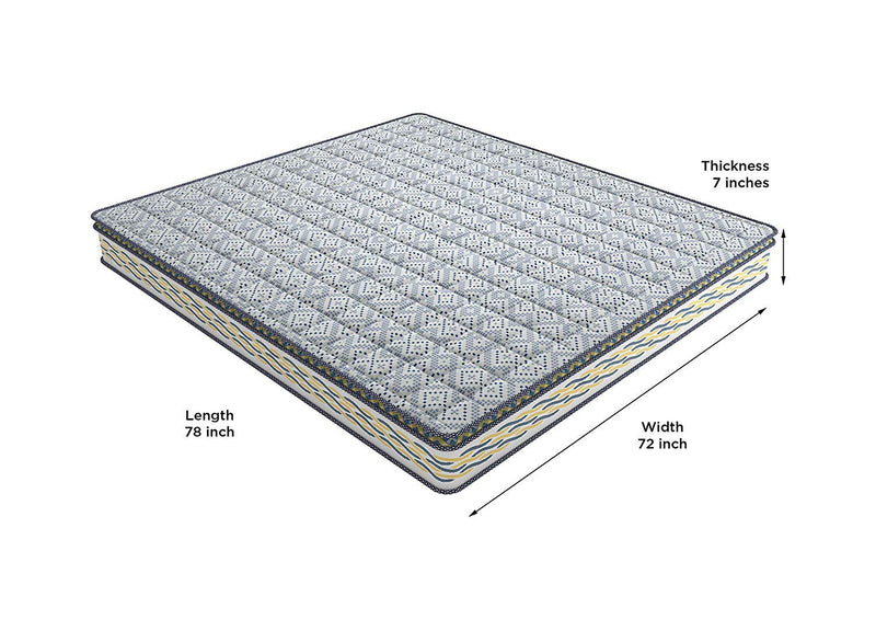 Centuary Mattresses Pixel Cooling Green Gel MEMORY FOAM Mattress ( 78 x 72 x7) Inches