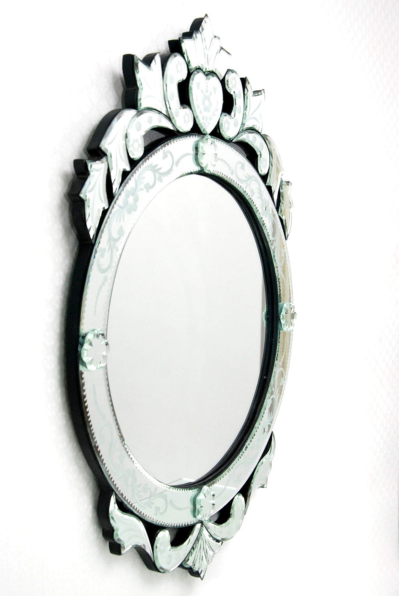 Venetian Design Wall Mirror VDS-05 Size 29x20 Inches Silver Colour