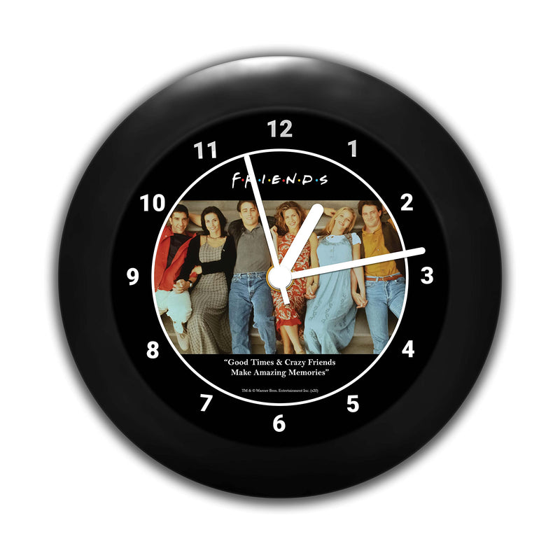 MCSID RAZZ - Friends TV Series Crazy Friends Table Clock Official Licensed by Warner Bros, USA