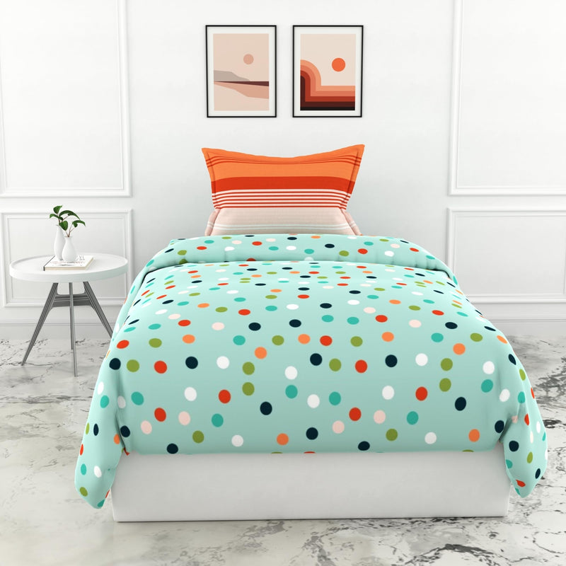 Loreto Set of 2 Single Bedsheet Combo of 144 TC 100% Cotton Fabric for Twin Bed Size for Every Day use Chhadar, Use for Hotel and Travel, Set of 2 Pcs, 137 X 213 cms