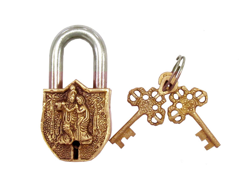 Aesthetic Decors Radha Krishna Design Decorative Lock