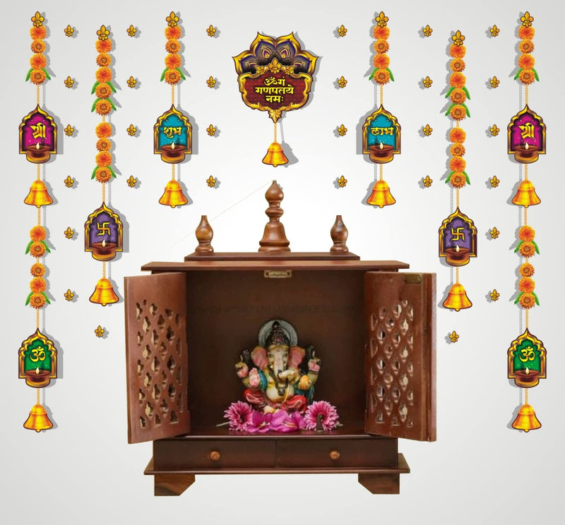 Shree Space Classic Wall Sticker for Every Festival of Home Divine Decoration Festival Decor, Temple Room, Entrance Door