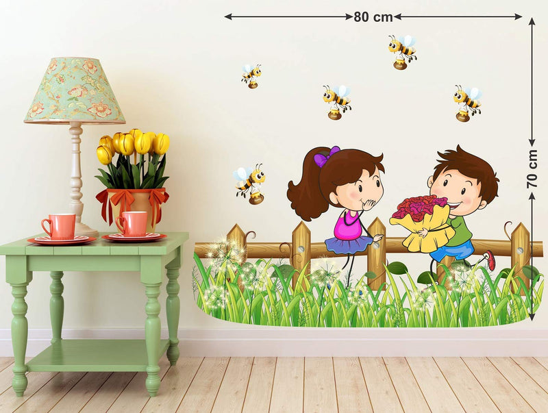 Tuffuk Kids Love Large Vinyl Wallstickers for Home Decorations(80 cm x 70 cm)5TZ0173