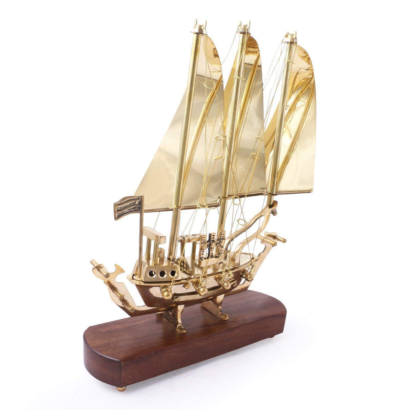 Siddhi Vinayak Handicraft Antique Brass Sheet Titanic Ship, Home Decorative Item (10 inches)