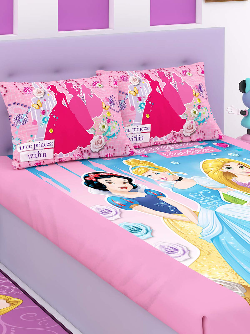 Disney Princess Cotton Double Bedsheet 270 x 270 cm