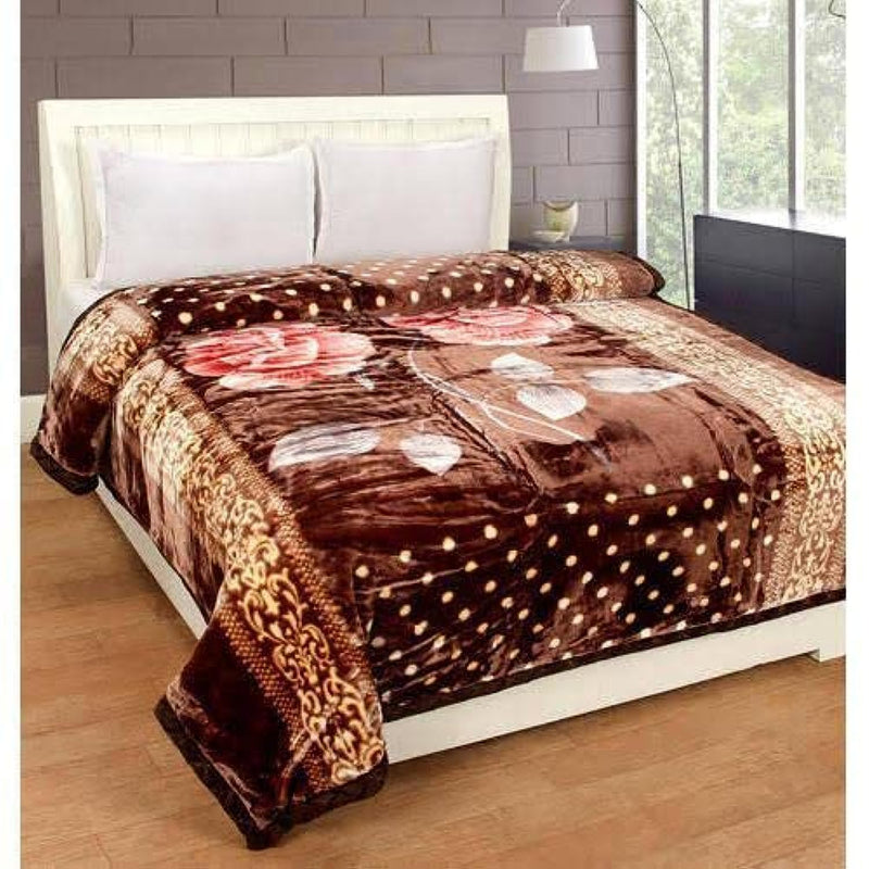 ELSTONE Luxurious Blanket Double Bed for Heavy Winter, Mink Super Soft Fabric, Lightweight Pack of 1 Color