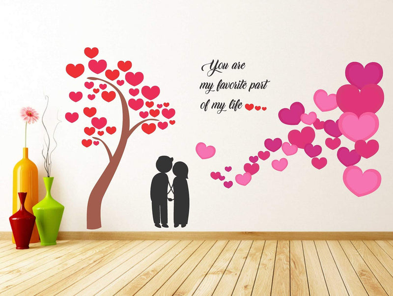 Tuffuk U R My Life Large Vinyl Wallstickers for Home Decorations(100 cm x 60 cm)5TZ299