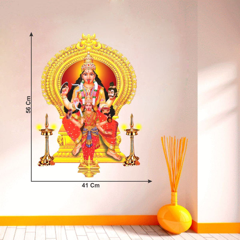 Decor Kraft Mataji Wall Sticker & Decal,Size- 55 Cm X 32 Cm,Religious