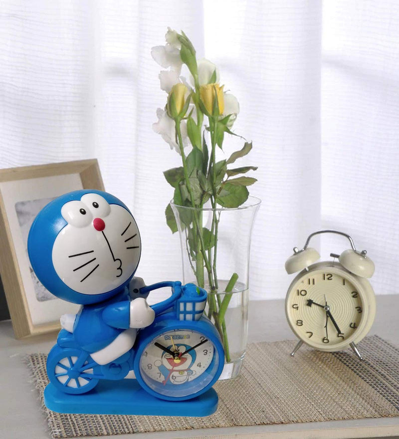 LIGHTER HOUSE�Newest Arrival Cutest Cartoon Bicycle Table Alarm Clock, Kids Room Decor (DM-Bicycle Clock) 01 Pc.