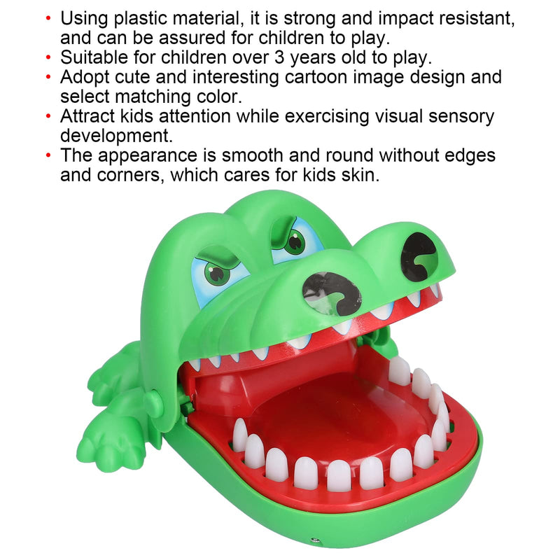 KIDOLOGY Crocodile Push Teeth Biting Finger Dentist Funny Games for Pets, Kids, Toddlers Boys and Girls