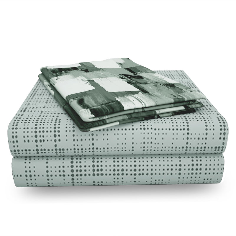 Story@Home 152 TC 100% Cotton Dotted Print Majestic Collection Double Bedsheet with 2 Pillow Covers for Bedroom (225 X 250 cm, Grey), Perfect for Festive Gifting