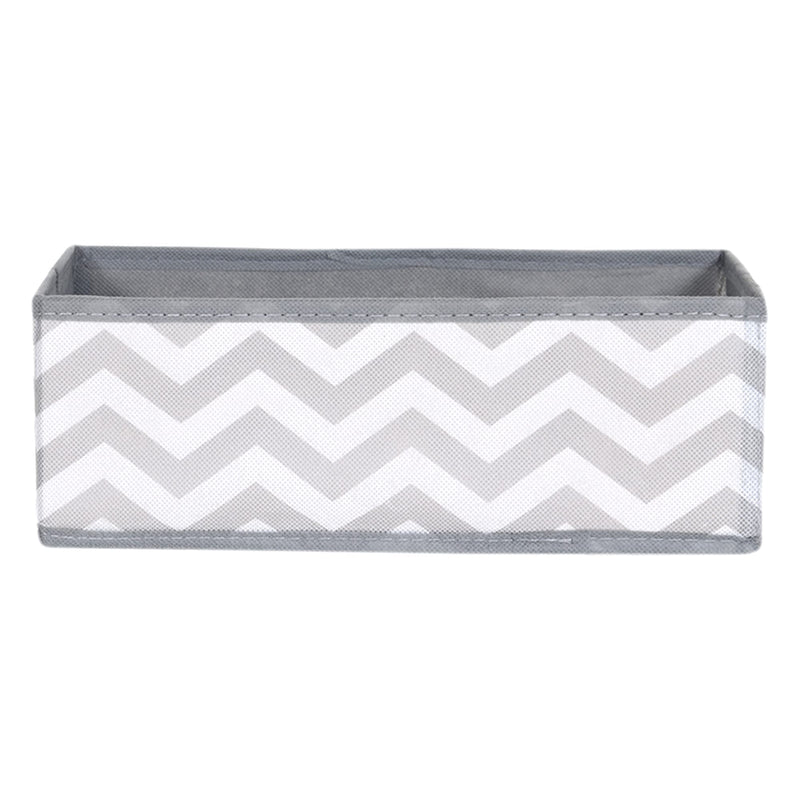 House of Quirk 3 Piece Non-Woven Closet Storage Box, Grey