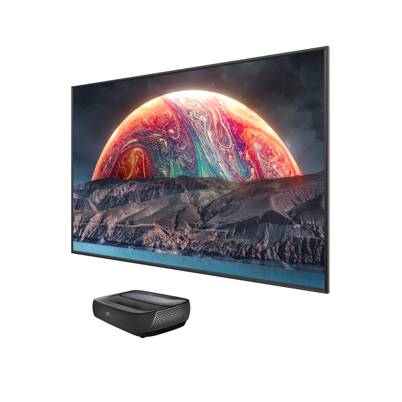 Hisense 305 cm (120 inches) Trichrom ALR Screen Series 4K Ultra HD Smart Laser TV 120L9G (Black)