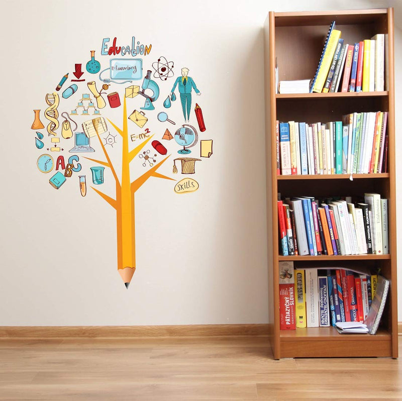 Tuffuk Education Large Vinyl Wallstickers for Home Decorations(60 cm x 90 cm)5TZ0177