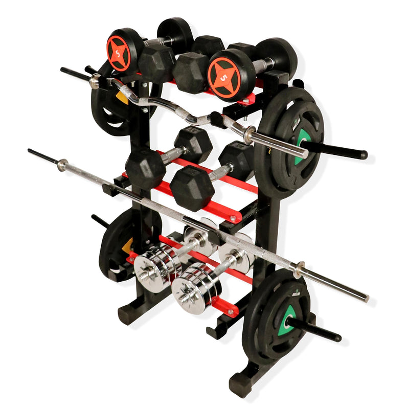 BULLAR dumbbell rack for home gym fitness (DUMBBELL-RACK-PRO)