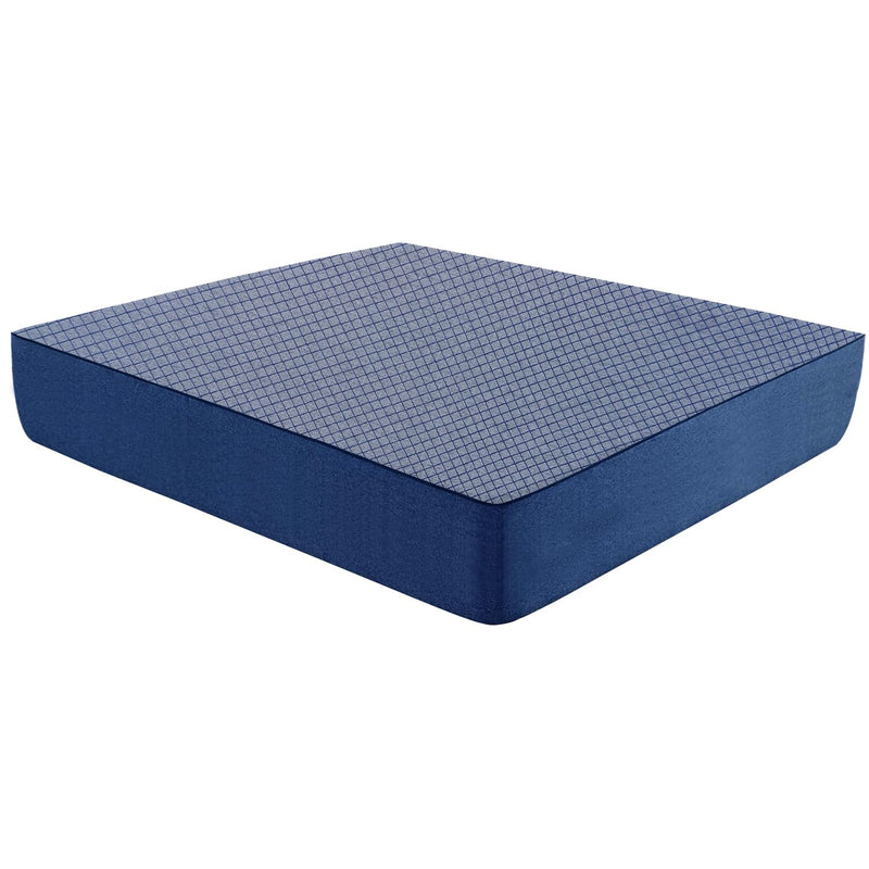 TRENDY VIBES | Queen Size | Orthopedic Mattress Memory Foam Mattress, Mattress Single Bed | 8-Inch | Bed Mattress, Queen Size Mattress (72x60x8 Inches, Medium Firm) - Navy Blue