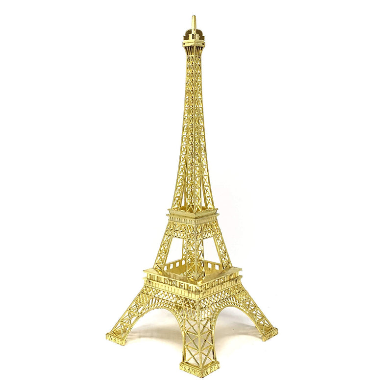 allgala 19 Inch 48CM Eiffel Tower Statue Decor Alloy Metal-Gold (EF19-86193)