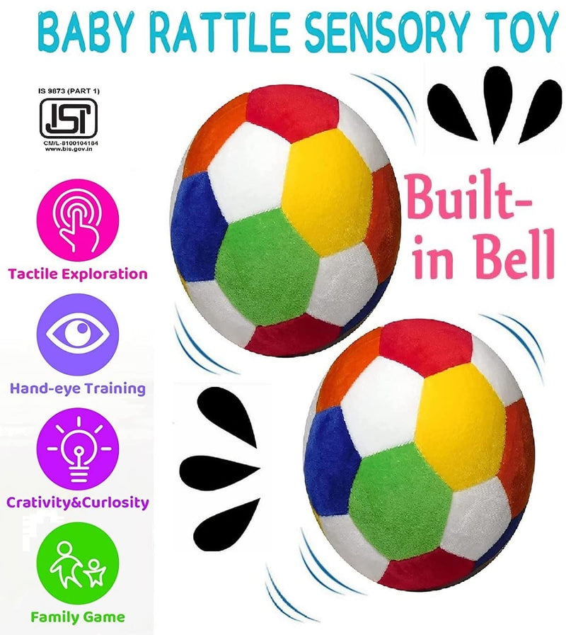 FunBlast Soft Ball for Kids Plush Ball for Babies Ball for Kids Ra