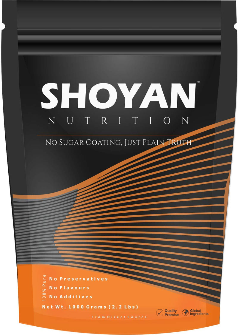 Shoyan Nutrition Pure Micellar Casein (1000gm) Slow-digesting anti-catabolic protein | Unflavoured