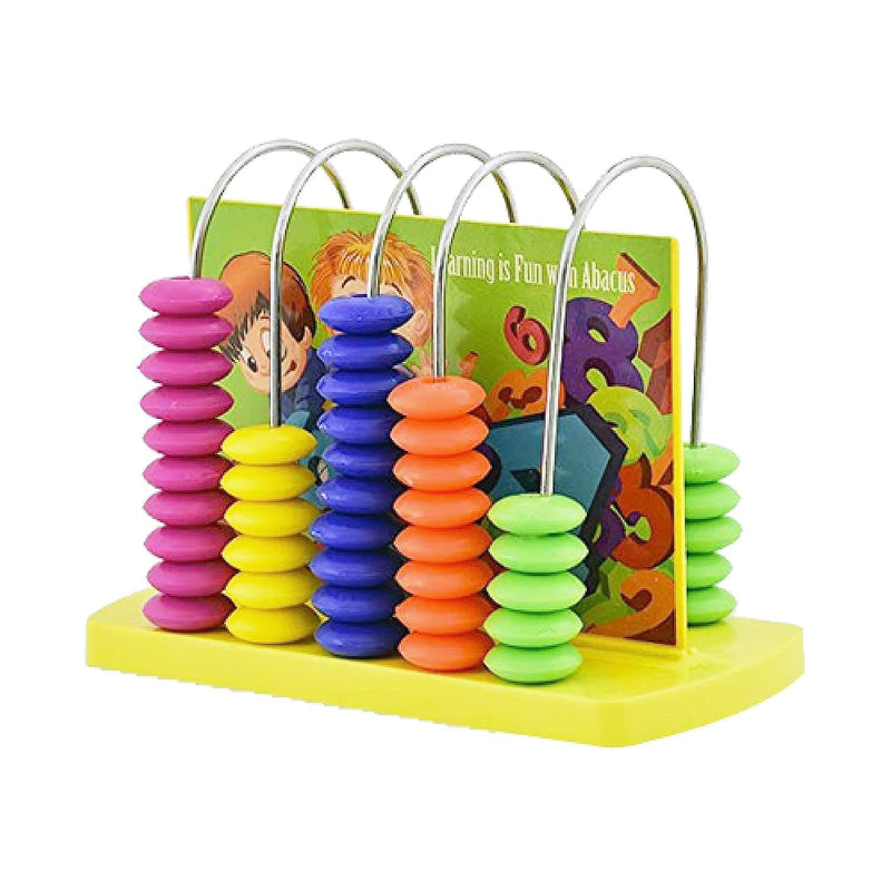 BKDT Marketing Educational Abacus 5 Rods for Kids Early Math Skills fo