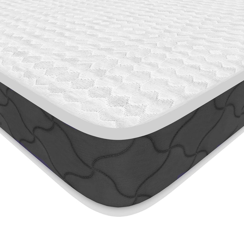 SLEEPSPA 6-inch King Size COCOLATEX Coir & Latex Mattress with Milk Fiber Fabric with HerbFRESH��Technology (78X72X6, White)