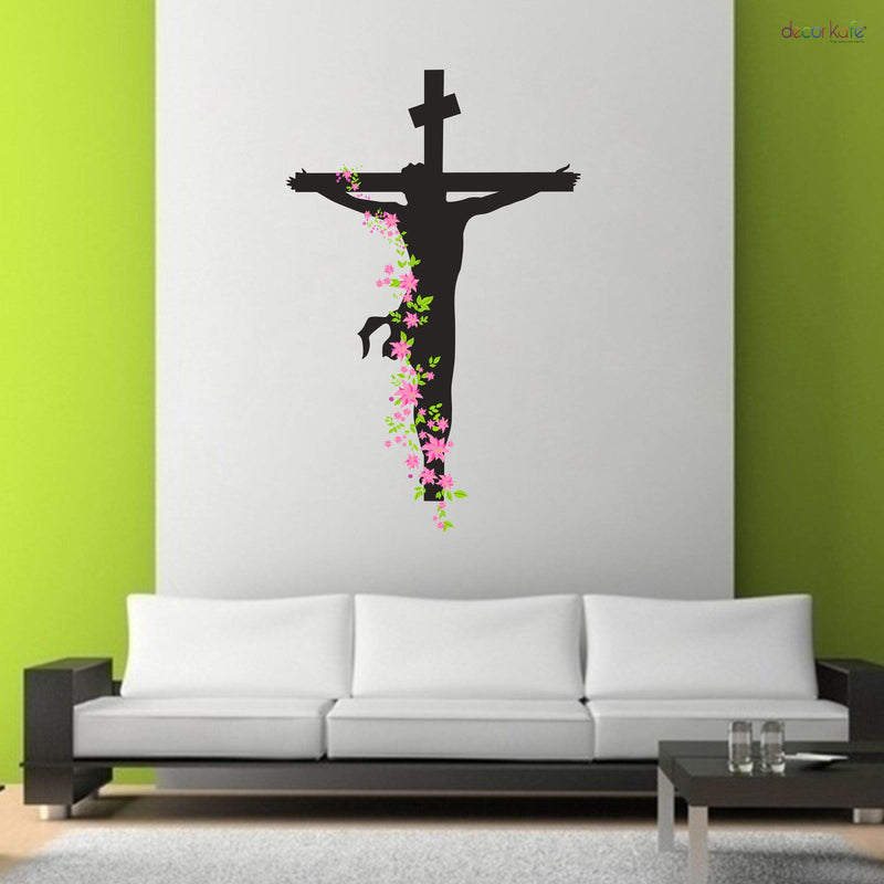 Sticker Hub Christian Character Jesus Wall Stickers Living Room Decorations Remove Waterproof Stickers BS358